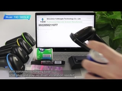 YHD-5800LW  Laser 1D Barcode Scanner Wireless